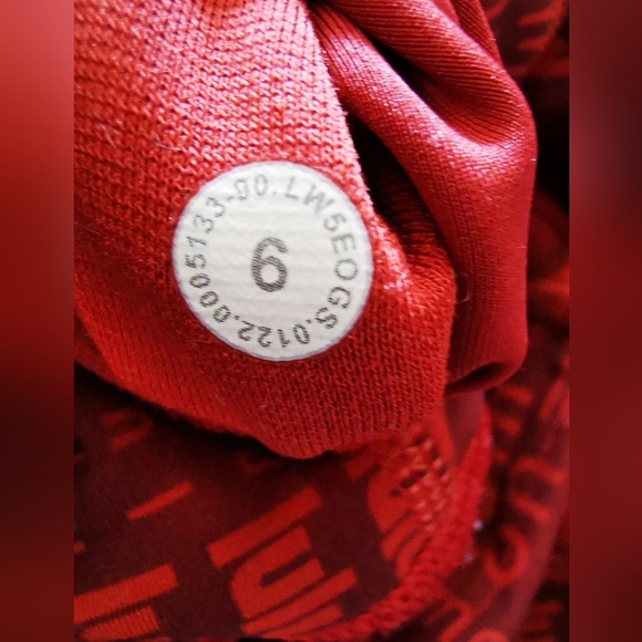 Lululemon Wunder Train Contour Fit High-Rise Tight 25"Lululemon Ombre Red Mult 6 - Picture 12 of 12